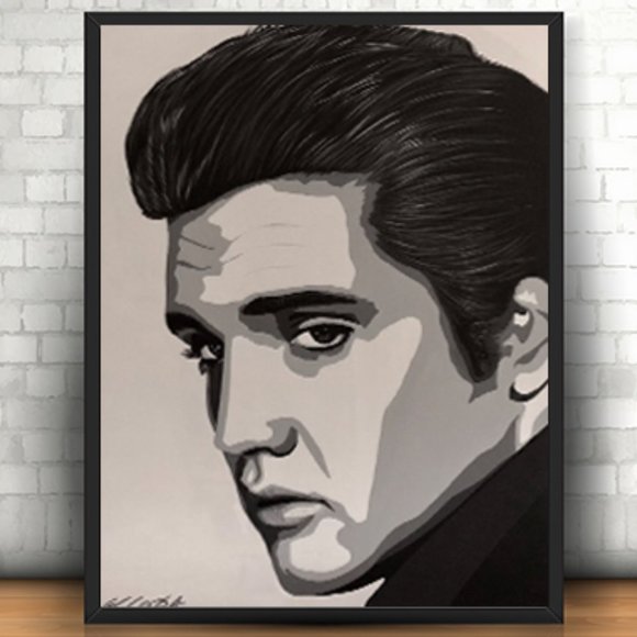 Elvis Presley Painting - Picture 1 of 3